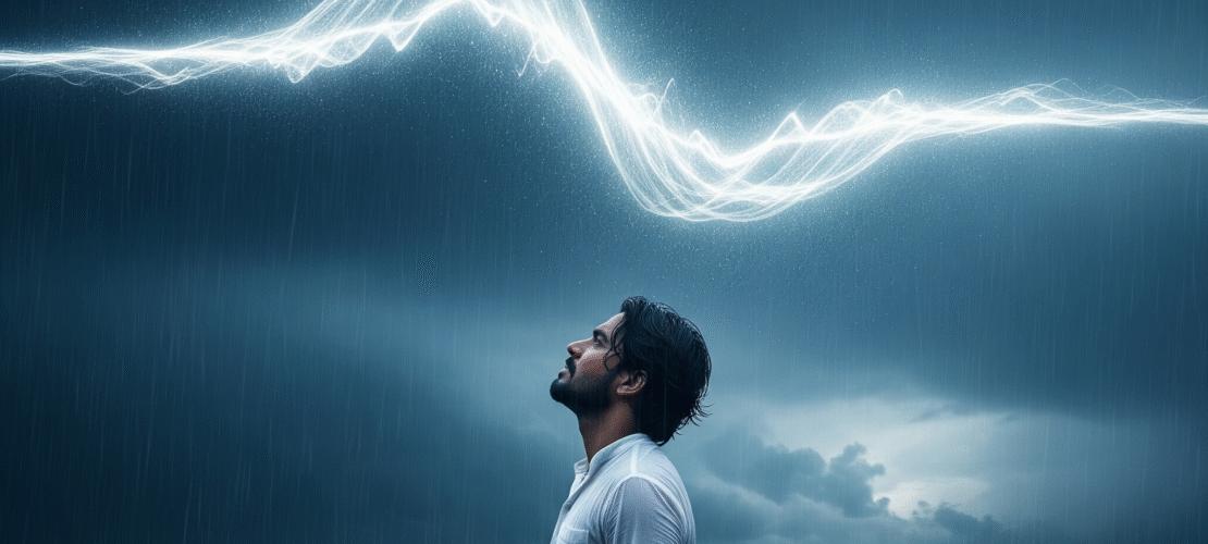 Loneliness epidemic in India during monsoon with scalar healing energy connection